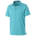 thumbnail image 2 of Thrilos Polo Shirts for Men Short Sleeve Dry Fit Shirts Printed Collar Casual Golf Polo Shirts, 2 of 8