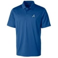 thumbnail image 2 of Men's Cutter & Buck Royal Atlanta Braves Prospect Textured Stretch Big & Tall Polo, 2 of 3