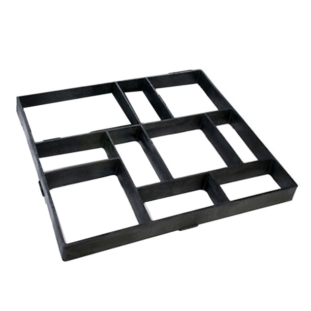 Advancent Molde para caminos, fabricante de pavimentos, accesorio DIY, accesorios para el hogar, piedra, plástico, patio rectangular, suministros de Decoración del hogar Advancent HA080363-01