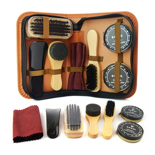 Gudee - RICO shoe shine box set (shoe box + horse hair brush) leather shoe  care tools - Shop Gudee Items for Display - Pinkoi