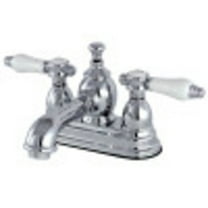 Kingston Brass KS7001BPL 4 in. Centerset Bathroom Faucet, Polished Chrome
