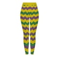 thumbnail image 4 of Stamzod Women Leggings for Christmas Carnival Casual High Waisted Yoga Pants Women Workout Gym Leggings Plus Size Clothes Multicolor F XL, 4 of 9