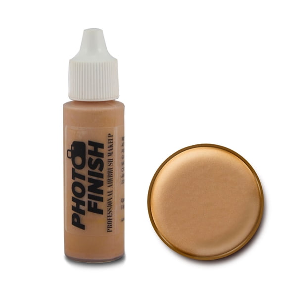 PHOTO FINISH PROFESSIONAL AIRBRUSH MAKEUP KIT FOUNDATION .5oz Color Medium Tan Luminous