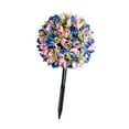 thumbnail image 4 of Estaca de flores artificiales para jardín, accesorios fotográficos, decoración para patio, césped y exteriores. Rosa azul, 4 of 9