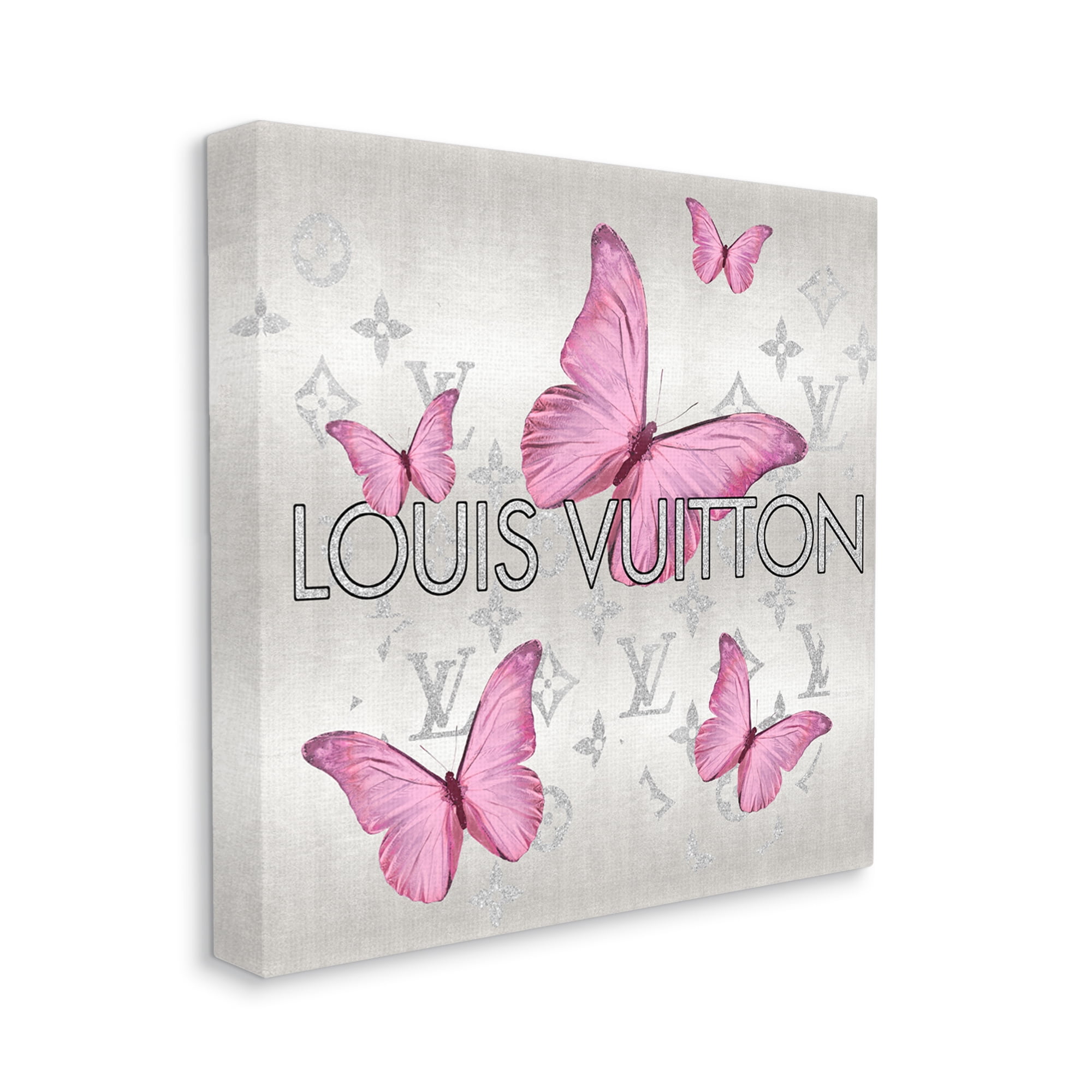 Stupell Industries Fashion Pattern Butterflies Animals & Insects Painting Gallery Wrapped Canvas Print Wall Art, 24 x 24