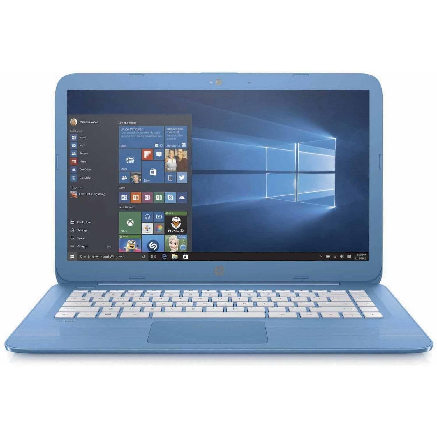 Alert delicacy Bend HP Stream 14" Laptop, Windows 10 Home, Office 365 Personal 1-year included,  Intel Celeron N3060 Processor, 4GB RAM, 32GB eMMC Storage - Walmart.com