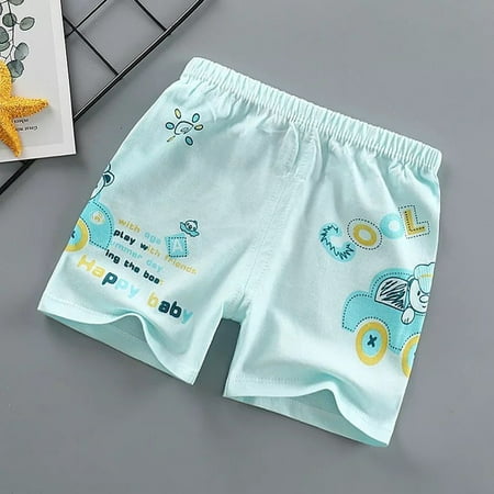 

THE WILD Casual Pretty New Born Baby Short Summer Bloomers Flat angle Lace Thin Cartoon Print