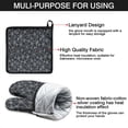 thumbnail image 7 of Spider Web Halloween Pattern Kitchen Oven Mitt and Pot Holder Sets 4 Pcs for Baking, Cooking and Grilling, Heat Resistant Up To 392 °F, 7 of 7