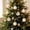 A, variant on Champagne Blue Textured Christmas Ornament Set Shatterproof Printed Hanging Baubles for Christmas Tree Decor