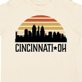 thumbnail image 4 of Inktastic Cincinnati Ohio Skyline Retro Boys or Girls Toddler T-Shirt, 4 of 5