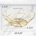 thumbnail image 2 of Golden Wire Basket, Breathable Design for Even Fruit Ripening, Easy to Clean & Modern Kitchen Decor, 2 of 7