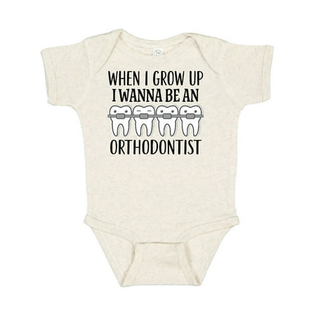 

Inktastic Future Orthodontist Dental Care Gift Gift Baby Boy or Baby Girl Bodysuit
