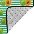 thumbnail image 4 of Area Rugs For Living Room Decor - Papaya Pattern Stripe Anti Slip Throw Washable Rugs 3x5 For Bedroom, Soft Indoor Carpet For Bedroom Living Room 60x39In, 4 of 5