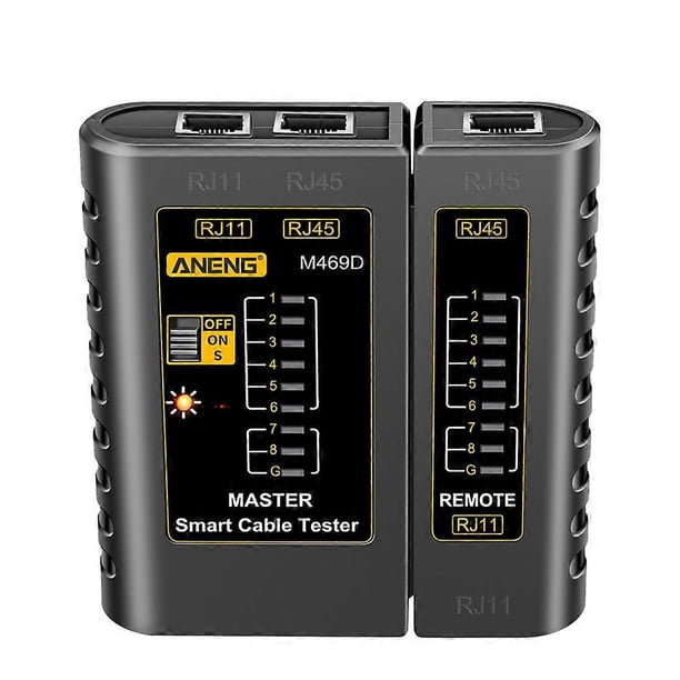 ANENG M469D RJ45 Cable Lan Tester Network Cable Tester RJ11 RJ12 CAT5 ...
