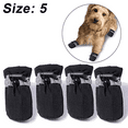 thumbnail image 2 of Zapatos para perros para protector de patas de pavimento caliente, suela antideslizante, botas de verano para perros y gatos con correas reflectantes, 4 Uds., 2 of 5