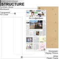 thumbnail image 2 of Fxojyvo 11x22 Newspaper Frame Set of 2, Display 11 x 22 Inch Newspaper Front Page for Wall, Light Weight and High Transparent Picture Frame - 2 Pack/White/11by22, 2 of 7