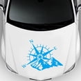 thumbnail image 3 of Mountain Compass Car sticker Mountain Navigation Decals, 3 of 7