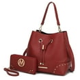 thumbnail image 3 of Callie Solid Bucket Handbag with matching Wallet by Mia K, 3 of 4
