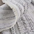 thumbnail image 6 of Feizy Alden Transitional Stripes, Gray/Silver/Ivory, 9' x 12' Area Rug Stain Fade Resistant Handmade Casual Solid Floor Rug for Living room Bedroom, 6 of 8