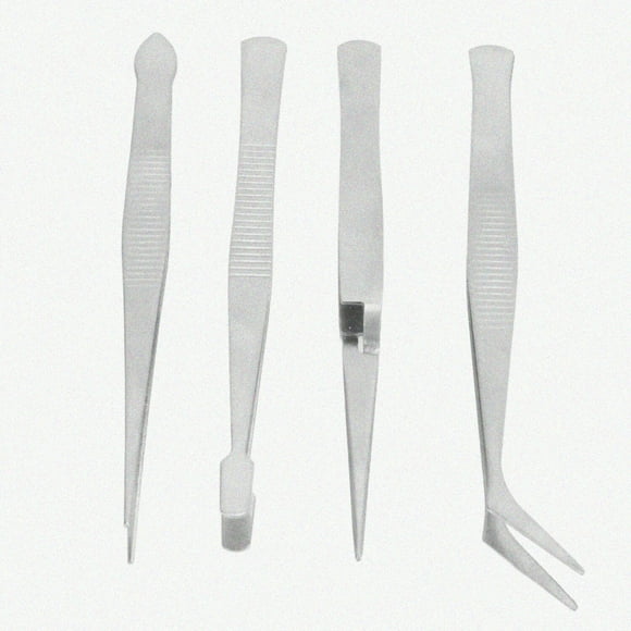 PrecisionCraft Tweezers: Versatile Point & Elbow Clamp for Sewing, Beading, Electronics, and Industrial Use