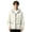 White, variant on Men Lightweight Hooded Jacket Sun Protection Breathable Thin Outerwear with Zipper Front and Adjustable Drawstring Design
