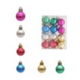 thumbnail image 2 of 12Pcs 1.2in Colored Christmas Ball, Xmas Tree Ornaments Balls, Christmas Tree Pendant Set, Exquisite Colorful Ball Decoration Pendant for Holiday Party Decor, 2 of 6