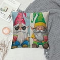 thumbnail image 2 of Chilfamy Summer Pillow Covers Gnomes Popsicle Ice Cream Hello Sweet Summer Vibes Pillows Decorative Throw Pillows Summer Decorations Farmhouse Decor Cushion Case for Sofa Couch 24x24in, 2 of 5