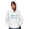 thumbnail image 4 of Mermaid Dreams Water Babies Beach Day Hoodie Sweatshirt Women Brisco Brands L, 4 of 6