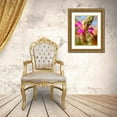 thumbnail image 3 of Grayscale 25x32 Gold Ornate Wood Framed with Double Matting Museum Art Print Titled - Exploding Buds I, 3 of 4