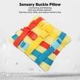 thumbnail image 3 of Toddler Buckle Pillow, Calming Soft Anxiety Relief Sensory Buckle Pillow Fine Motor Development  for Autism for Baby, 3 of 8