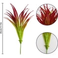 thumbnail image 5 of 6Pcs Artificial Grass Fake Plants 17.3in 16 Leaves Outdoor Fake Grass UV Resistant Greenery Plastic Plants for Home Window Garden Office Patio Hanging Planter Pathway Front Porch Decor, 5 of 5