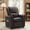 Brown, variant on Snugway Kids Recliner Chair, Faux Leather Toddler Armchair with 2 Cup Holders & Side Pocket, Light Pink, 90lbs Capacity for 1+ Years Old