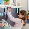 thumbnail image 2 of Martha Stewart Kids' Art Display- White: Wood Hanging Art with Magnets for Bedroom & Playroom, 2 of 3