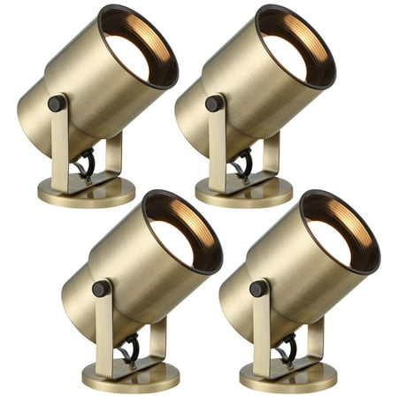 

Pro Track Gold Finish 8 High Adjustable Accent Uplight Set of 4