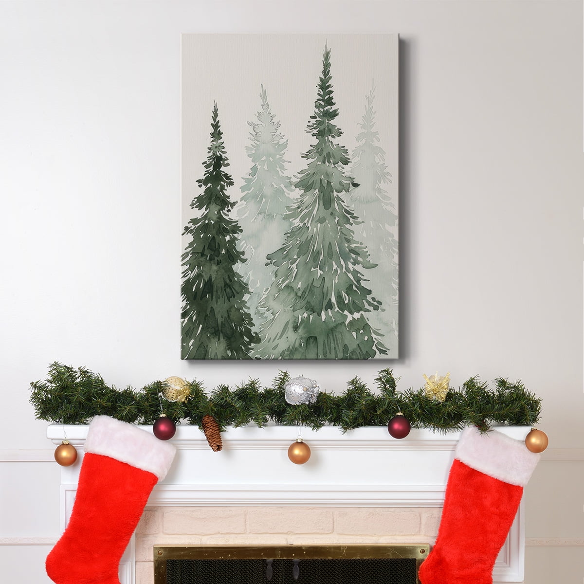 Winter Washed Coppice II- Gallery Wrapped Canvas