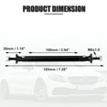 thumbnail image 3 of Unique Bargains 1pair 100mm 3.94' Splitter Support Rods Adjustable Front Rear Bumper Lip Splitter Strut Rod Tie Support Bars Black, 3 of 6