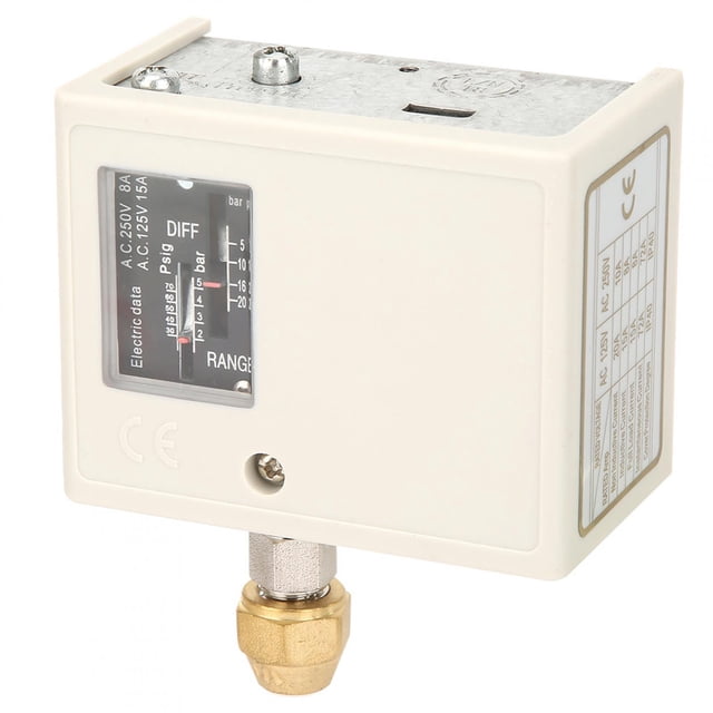 Controlador de presión,Control de presión de bomba de agua Controlador de presión para interruptor de presión de bomba de agua Materiales ecológicos Jadeshay A