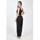 thumbnail image 3 of Pantalon de lino con detalle lateral Roman Fashion /Juvenil, 9204 (Negro) negro CH, 3 of 5