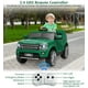 thumbnail image 4 of Coche eléctrico para niños 12V, juguete para montar 4.5 MPH para edades 3-8, con control remoto parental, reproductor de música, MP3, luces LED (verde), 4 of 7
