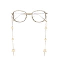 thumbnail image 1 of Collar Cadena Estrellas Lentes Cubrebocas Gafas Oro Lam 14k dorado Unitalla, 1 of 7