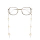 thumbnail image 1 of Collar Cadena Estrellas Lentes Cubrebocas Gafas Oro Lam 14k dorado Unitalla, 1 of 7