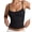 Black, variant on Women's Double Lined Workout Tank Top Casual Going Out Spaghetti Strap Camisole