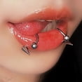 thumbnail image 1 of 2 uds. Piercing de acero de titanio para labio LingWen 1327533384018, 1 of 1