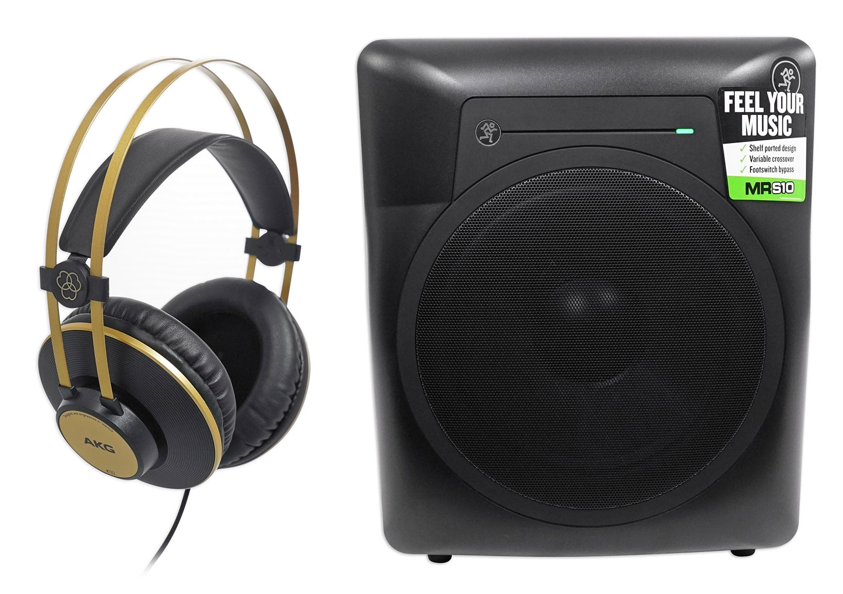 MACKIE MRS10 ACTIVE 10 INCH MACKIE MRS10 120W CLASS D POWERED STUDIO SUBWOOFER