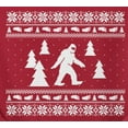 thumbnail image 4 of Old Glory Mens Sasquatch Ugly Christmas Sweater Long Sleeve Hoodie, 4 of 6
