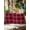 Red, Burgundy, White, variant on Outdoor Pillows Waterproof, Red Checkered Throw Pillows with Inserts Included, Farmhouse Buffalo Plaid Modern Indoor Outdoor Decorative Lumbar Pillow for Bed/Couch/Patio 16"x16", 2Pcs