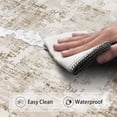 thumbnail image 3 of Kitchen Rugs Set of 2 Kitchen Floor Mats Cushioned Anti Fatigue Beige Kitchen Rugs Non Slip Waterproof Abstract Kitchen Runner Rug Comfort Memory Foam Kitchen Mat for Front of Sink,Laundry Room, 3 of 6