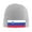 Gray, variant on Flag Of Slovenia Winter Beanie Hats for Men Women Warm Cozy Knitted Cuffed Skull Cap Deep Heather