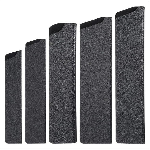 5 PCS Knife Guard Set, Universal Blade Covers, Knife Protector Sleeve with Felt-Lined Abs Plastic Sheath