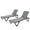 Gray#37, variant on Patio Furniture Chaise Lounge Outdoor Set of 2, Lounge Chairs for Outside with Wheels, Outdoor Lounge Chairs with 5 Adjustable Position, Pool Lounge Chairs for Patio, Beach, Yard, Deck, Poolside(Blue